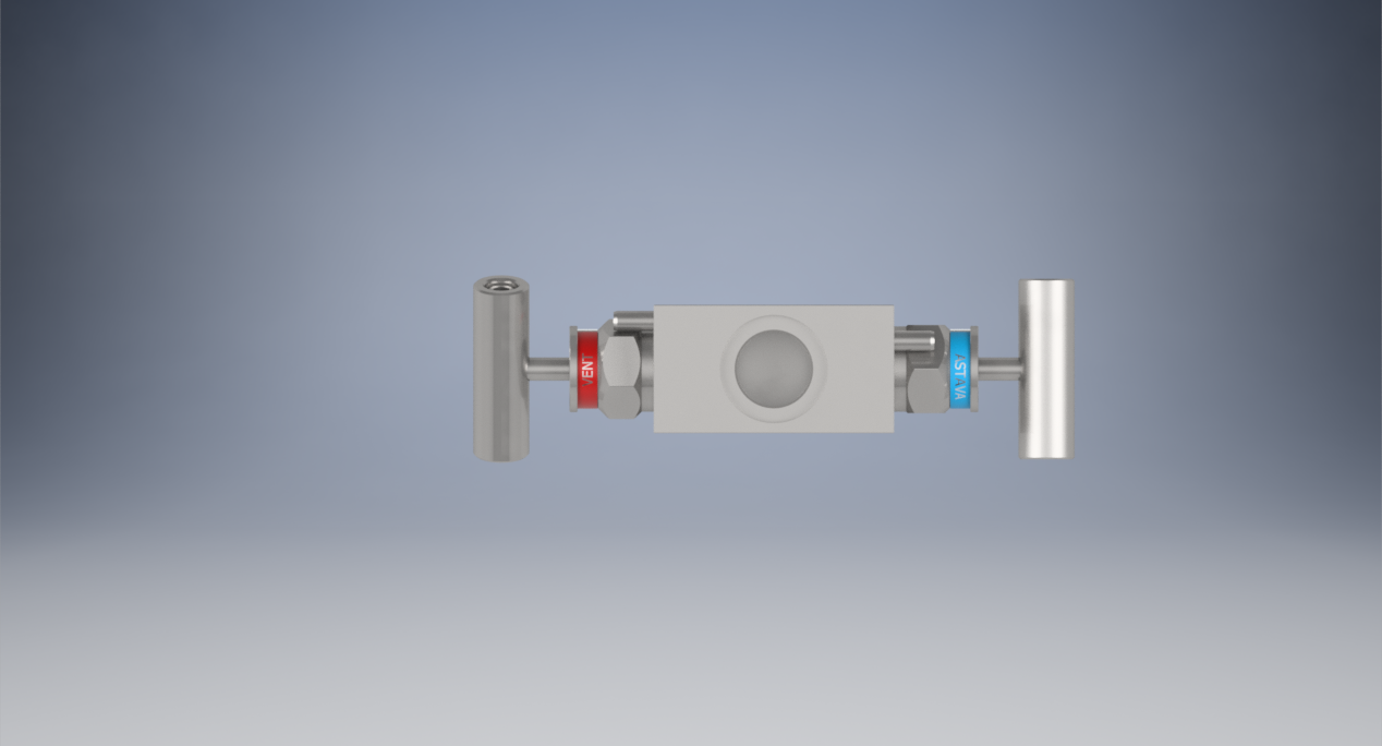 2通仪表歧管，207系列，直阻断-泄放，内螺纹x内螺纹